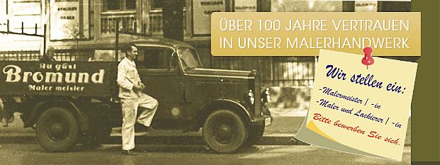 Über 75 Jahre Vertrauen in unser Malerhandwerk