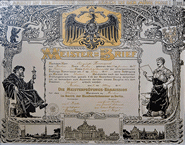 Meisterbrief des Vaters August Bromund 1910 Meisterbrief des Vaters August Bromund 1910
